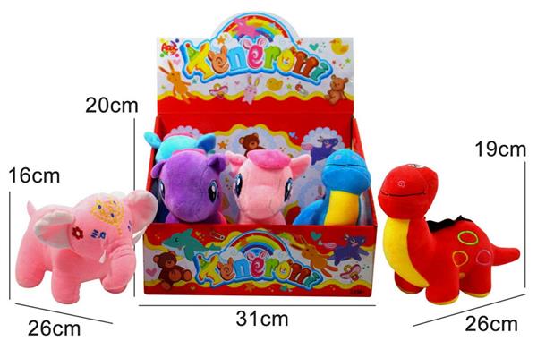 ANIMALI PELUCHE 6 ASS CM 18