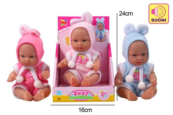 BABY CONIGLIETTO 2 COLORI ASS. C