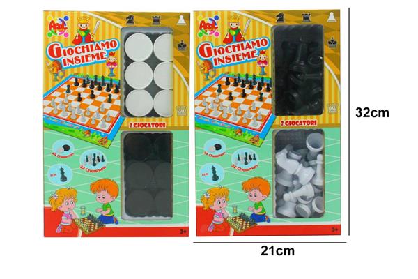 SET GIOCHI SCACCHI & DAMA 2 ASS.