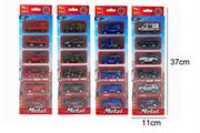 SET 6PZ AUTOMEZZI SERIE METAL 4