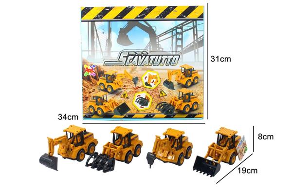 TRATTORE SCAVATUTTO FRIZIONE 6 A