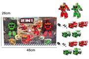 SET 2 ROBOT CAR 2 IN 1