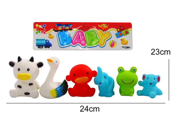 SET 6 PZA BABY ANIMAL