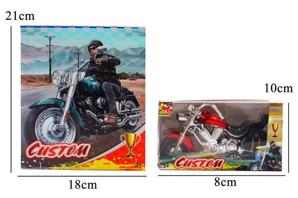 MOTO CUSTOM 2 COLORI ASS.