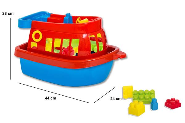 BARCA  C/COSTRUZIONI 2  COLORI A