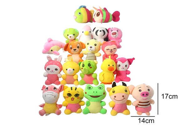 PELUCHE CM 17,50 6 ASS.