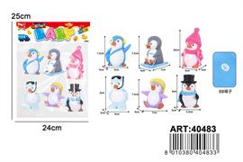 SET 6 PZ PINGUINI
