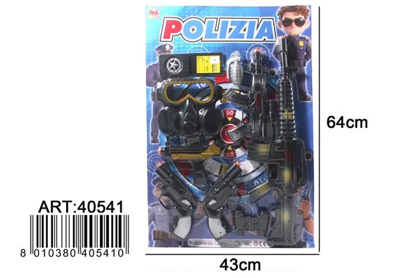 BL.FUCILE POLIZIA +4 PISTOLE