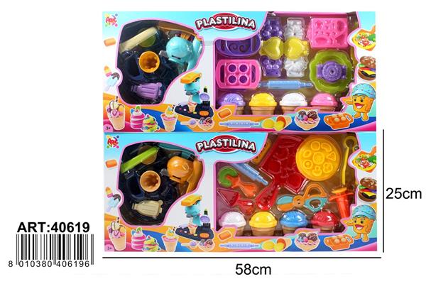 SET PLASTILINA C/ ACC 2 ASS.