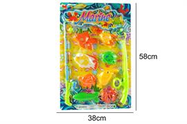 BL.GIOCO PESCA  2 CANNE +8 PESCI