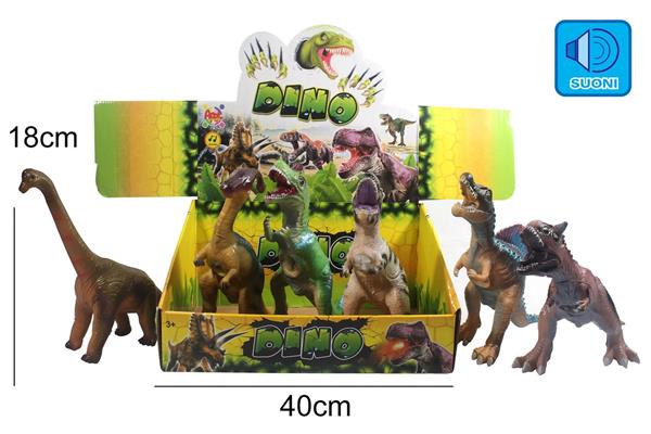 DINOSAURI C/SUONI CM 25 6 ASS