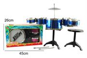 BATTERIA 5 PIATTI ROCK 2 COLORI